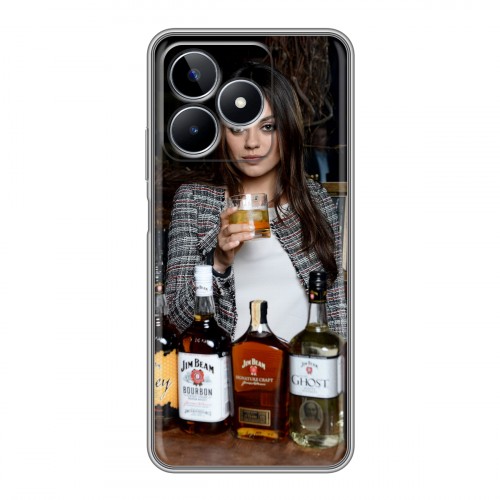 Дизайнерский силиконовый чехол для Realme C53 Jim Beam