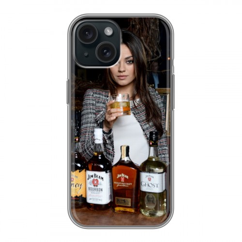 Дизайнерский силиконовый чехол для Iphone 15 Jim Beam