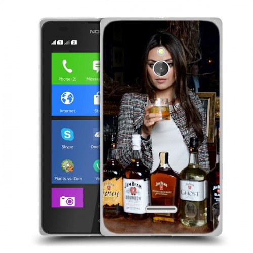 Дизайнерский силиконовый чехол для Nokia XL Jim Beam