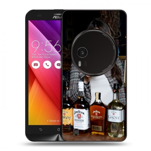 Дизайнерский силиконовый чехол для Asus Zenfone Zoom Jim Beam