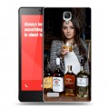 Дизайнерский силиконовый чехол для Xiaomi RedMi Note Jim Beam