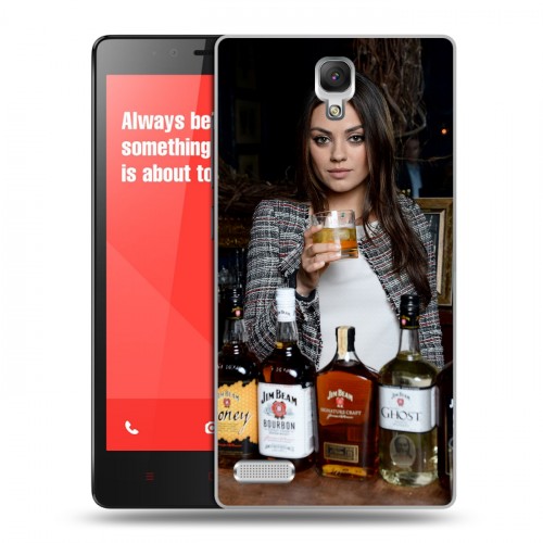 Дизайнерский силиконовый чехол для Xiaomi RedMi Note Jim Beam