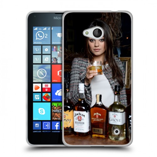 Дизайнерский пластиковый чехол для Microsoft Lumia 640 Jim Beam