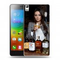 Дизайнерский пластиковый чехол для Lenovo A7000 Jim Beam