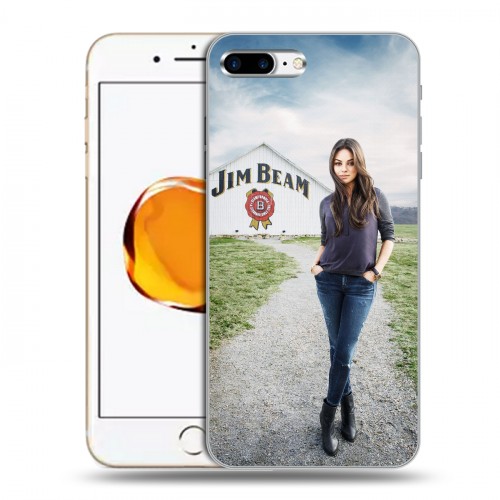 Дизайнерский пластиковый чехол для Iphone 7 Plus / 8 Plus Jim Beam