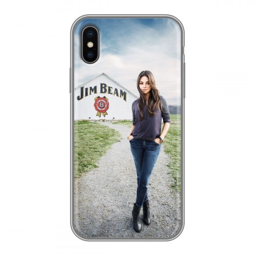 Дизайнерский силиконовый чехол для Iphone x10 Jim Beam