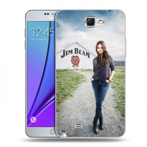 Дизайнерский пластиковый чехол для Samsung Galaxy Note 2 Jim Beam