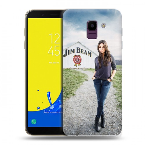 Дизайнерский пластиковый чехол для Samsung Galaxy J6 Jim Beam