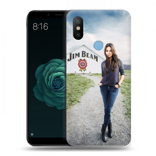 Дизайнерский силиконовый чехол для Xiaomi Mi A2 Jim Beam