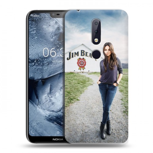 Дизайнерский пластиковый чехол для Nokia 6.1 Plus Jim Beam