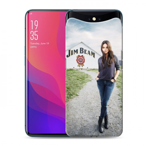 Дизайнерский силиконовый чехол для OPPO Find X Jim Beam