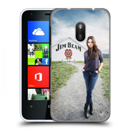 Дизайнерский пластиковый чехол для Nokia Lumia 620 Jim Beam