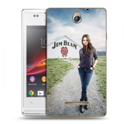 Дизайнерский пластиковый чехол для Sony Xperia E Jim Beam