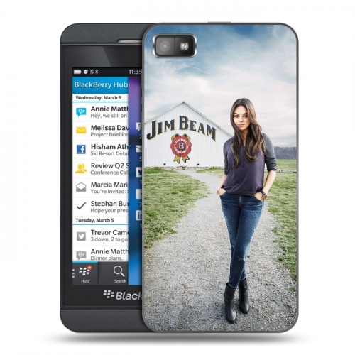 Дизайнерский пластиковый чехол для BlackBerry Z10 Jim Beam