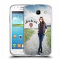 Дизайнерский пластиковый чехол для Samsung Galaxy Core Jim Beam