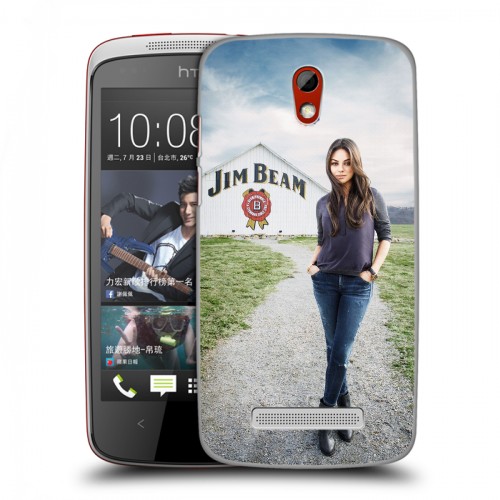 Дизайнерский пластиковый чехол для HTC Desire 500 Jim Beam