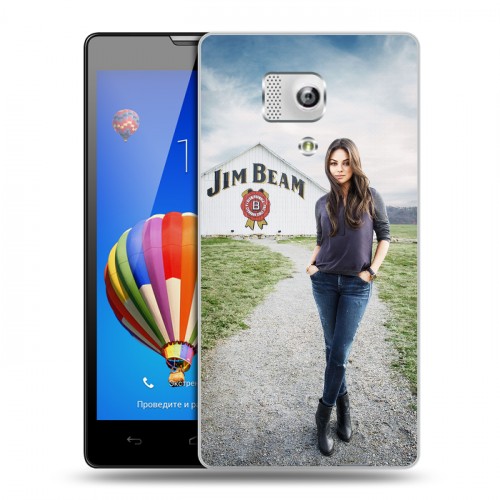 Дизайнерский силиконовый чехол для Huawei Honor 3 Jim Beam