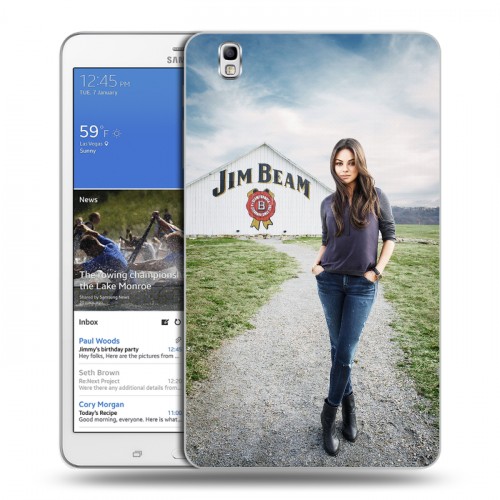 Дизайнерский силиконовый чехол для Samsung Galaxy Tab Pro 8.4 Jim Beam