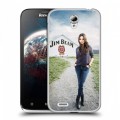 Дизайнерский пластиковый чехол для Lenovo A859 Ideaphone Jim Beam