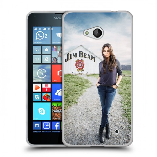 Дизайнерский пластиковый чехол для Microsoft Lumia 640 Jim Beam