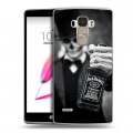 Дизайнерский пластиковый чехол для LG G4 Stylus Jack Daniels