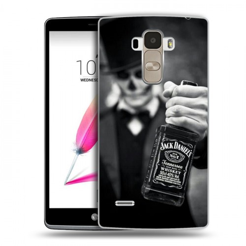 Дизайнерский пластиковый чехол для LG G4 Stylus Jack Daniels