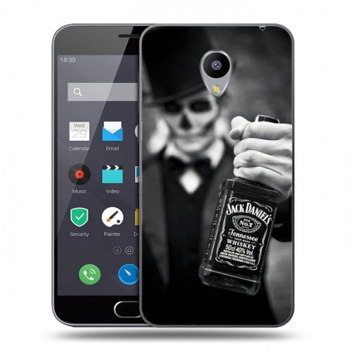 Дизайнерский пластиковый чехол для Meizu M2 Note Jack Daniels