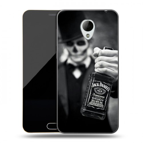 Дизайнерский силиконовый чехол для Meizu M2 Mini Jack Daniels