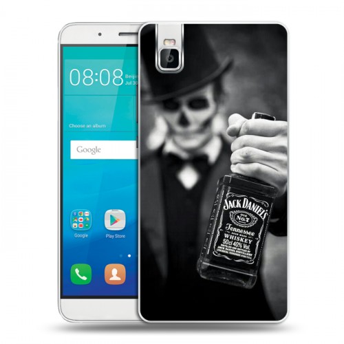 Дизайнерский пластиковый чехол для Huawei ShotX Jack Daniels