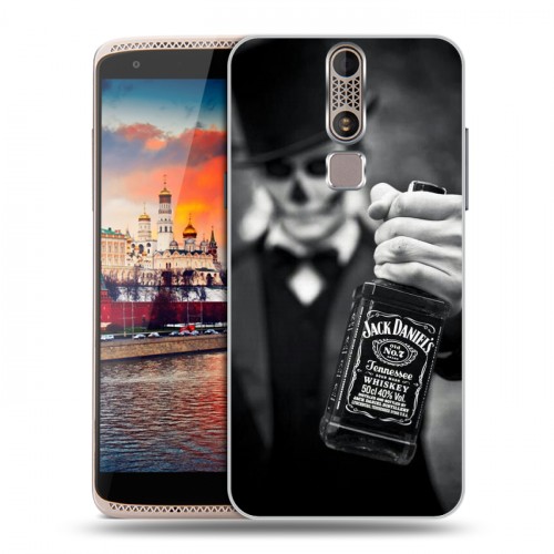 Дизайнерский пластиковый чехол для ZTE Axon Mini Jack Daniels