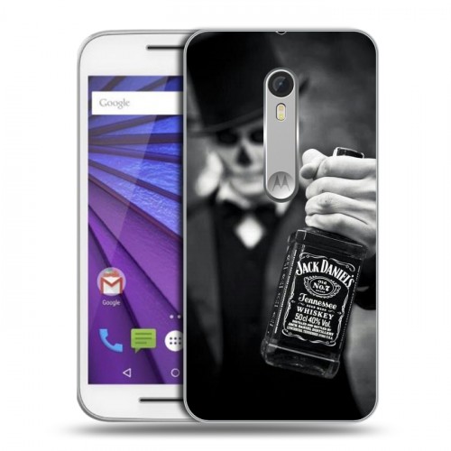 Дизайнерский пластиковый чехол для Lenovo Moto G Jack Daniels