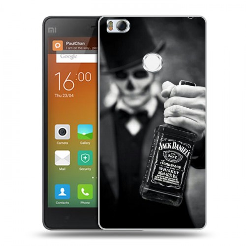 Дизайнерский силиконовый чехол для Xiaomi Mi4S Jack Daniels