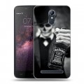 Дизайнерский силиконовый чехол для Homtom HT17 Jack Daniels