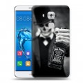 Дизайнерский пластиковый чехол для Huawei Nova Plus Jack Daniels