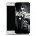 Дизайнерский силиконовый чехол для Meizu M5s Jack Daniels