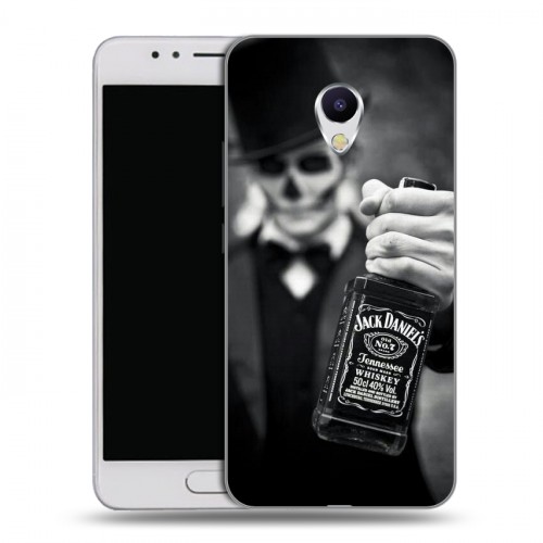 Дизайнерский силиконовый чехол для Meizu M5s Jack Daniels