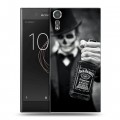 Дизайнерский пластиковый чехол для Sony Xperia XZs Jack Daniels