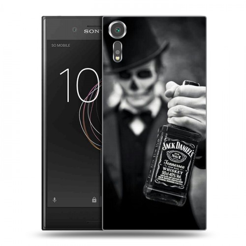 Дизайнерский пластиковый чехол для Sony Xperia XZs Jack Daniels