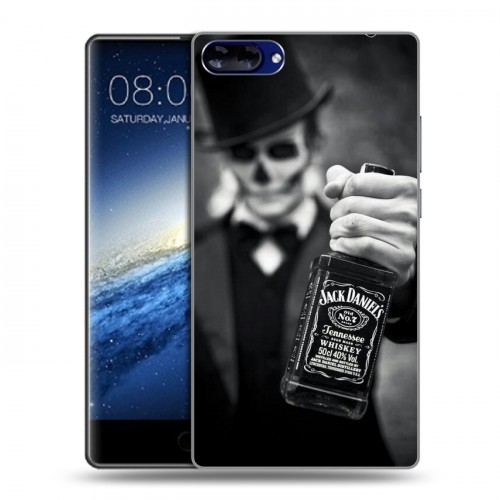 Дизайнерский силиконовый чехол для Doogee Mix Jack Daniels