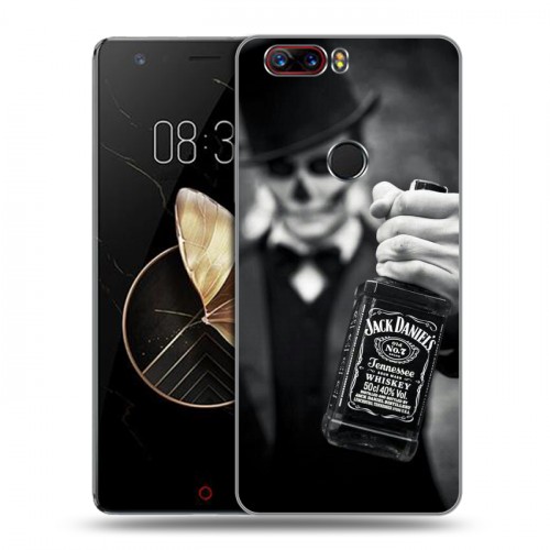 Дизайнерский пластиковый чехол для ZTE Nubia Z17 Jack Daniels