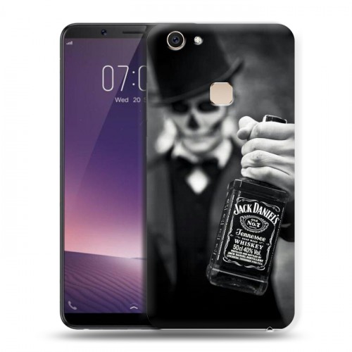 Дизайнерский пластиковый чехол для Vivo V7 Plus Jack Daniels