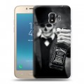 Дизайнерский пластиковый чехол для Samsung Galaxy J2 (2018) Jack Daniels