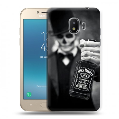 Дизайнерский пластиковый чехол для Samsung Galaxy J2 (2018) Jack Daniels