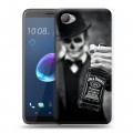 Дизайнерский пластиковый чехол для HTC Desire 12 Jack Daniels