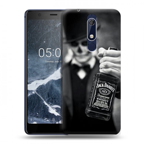 Дизайнерский пластиковый чехол для Nokia 5.1 Jack Daniels