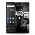 Дизайнерский пластиковый чехол для BlackBerry KEY2 Jack Daniels