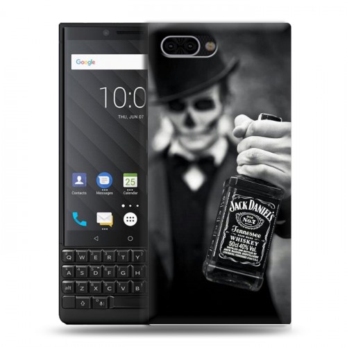 Дизайнерский пластиковый чехол для BlackBerry KEY2 Jack Daniels