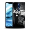 Дизайнерский силиконовый чехол для Nokia 5.1 Plus Jack Daniels