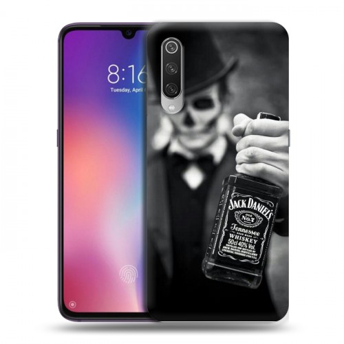 Дизайнерский силиконовый с усиленными углами чехол для Xiaomi Mi9 Jack Daniels