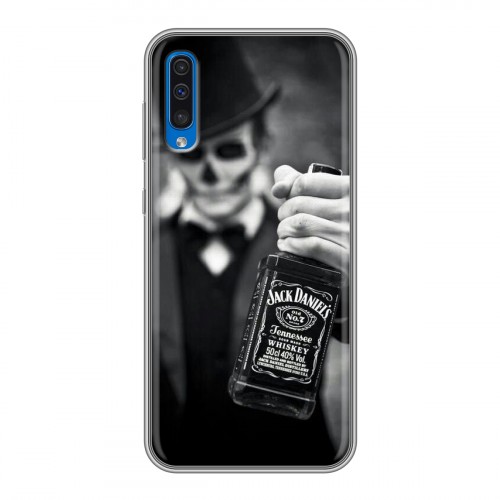 Дизайнерский силиконовый чехол для Samsung Galaxy A50 Jack Daniels